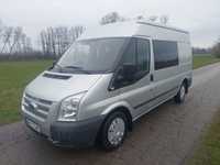 Ford Transit 2013r # 2.2 # 125KM # 6-osobowy # Brygadówka # Klima # Salon PL