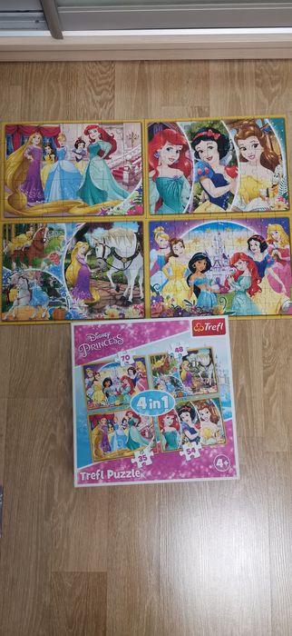Пазлы трефл Trefl 4 в 1 и 3 в 1 Цена за все. В идеале.