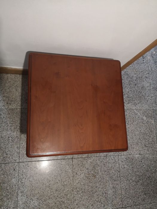 Mesa de apoio em castanho-madeira maciça Estado impecável