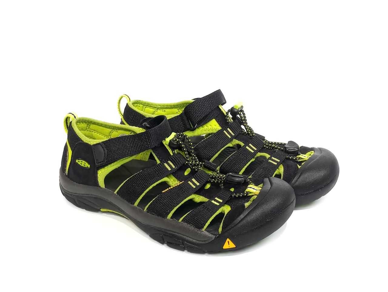 Детские сандалии Keen Newport H2 Black Lime Green Оригинал