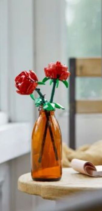 Rosa de Lego Caixa Fechada