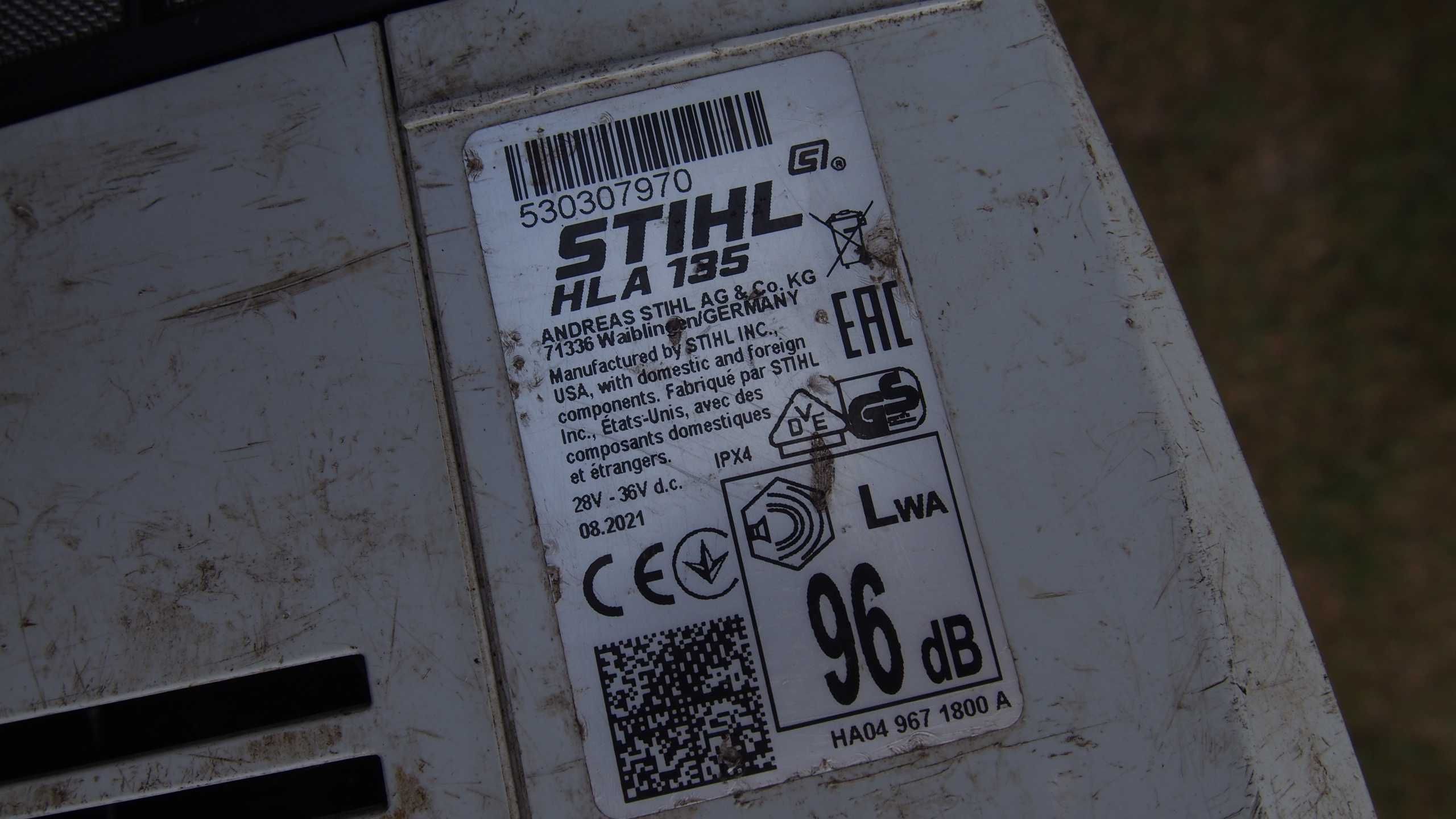 Stihl HLA135 HLA 135 aku Nożyce Akumulatorowe na wysięgniku