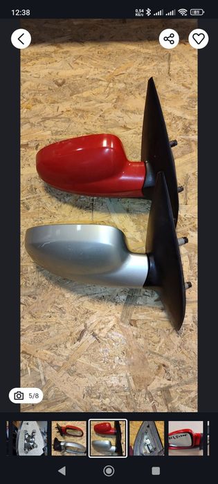 Б/в дзеркало L R електричне та механічне chevrolet aveo Т200 Т250