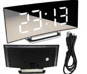 Zegar cyfrowy zegarek elektroniczny cyfrowy godzina budzik lcd