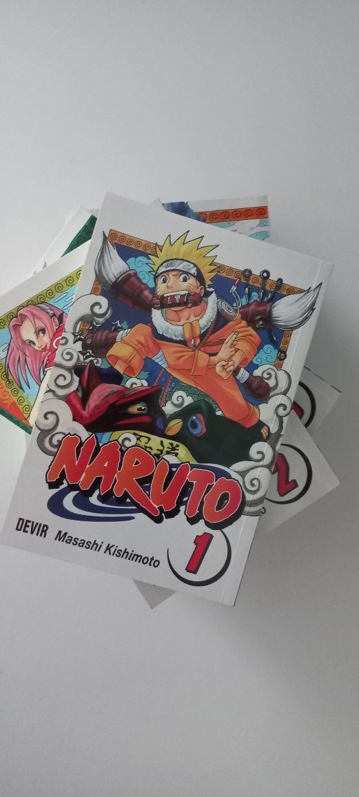 Mangá Naruto 1-7 [vendidos: 4, 5, 6 e 7]