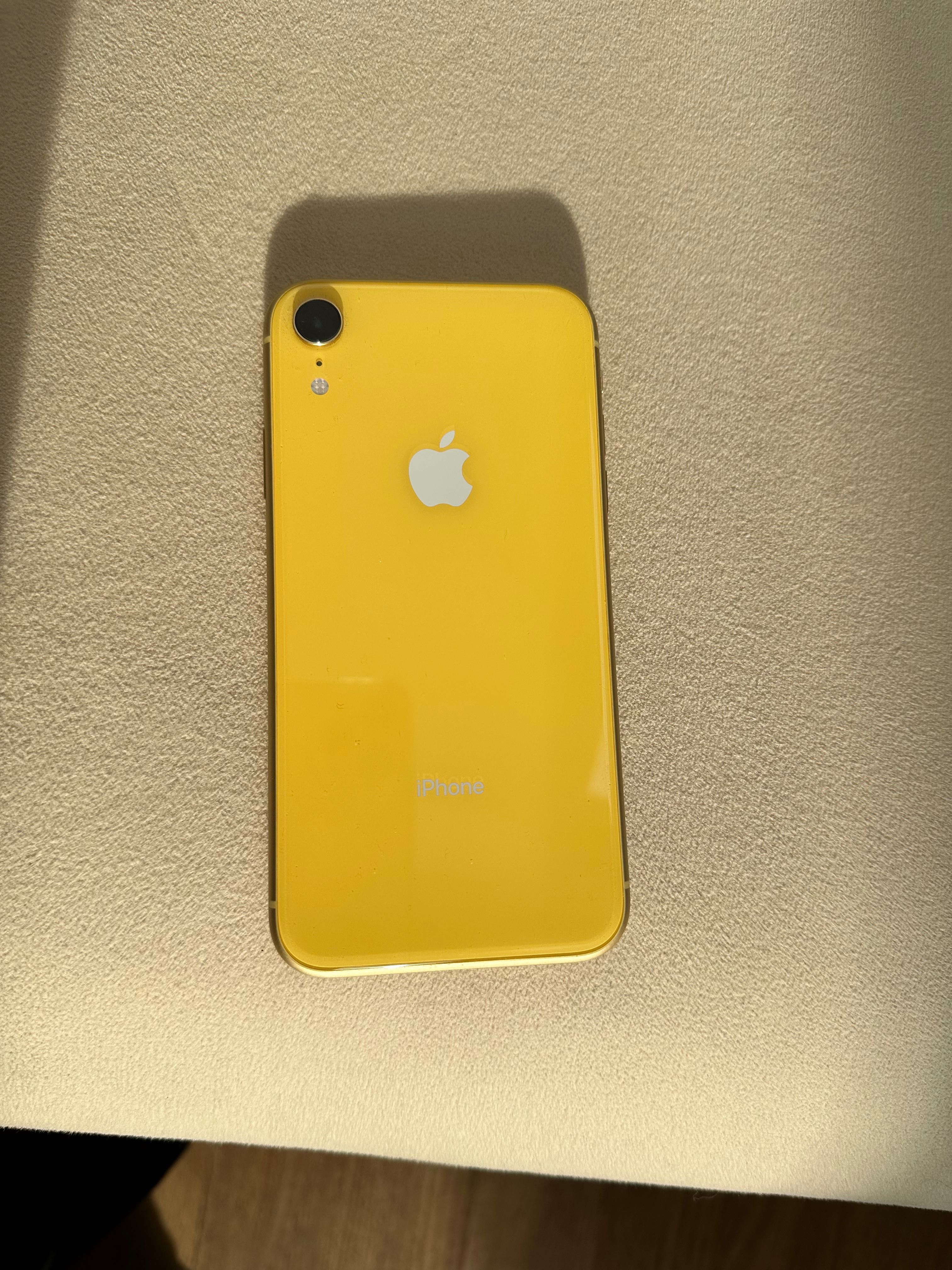 iPhone Xr żółty nieporysowany