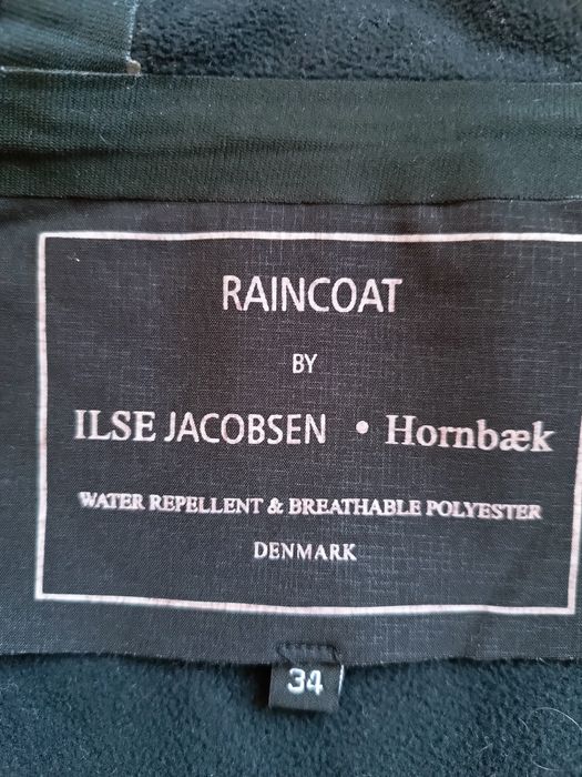 Czarny płaszcz softshell przeciwdeszczowy xs Isle Jacobsen outdoor tre