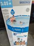 Piscina Bestway Steel Pro 3.05m NOVA, selada e com motor de filtragem!