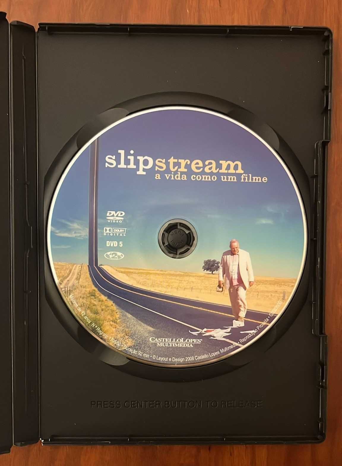 DVD "Slipstream - A vida como um filme" de Anthony Hopkins