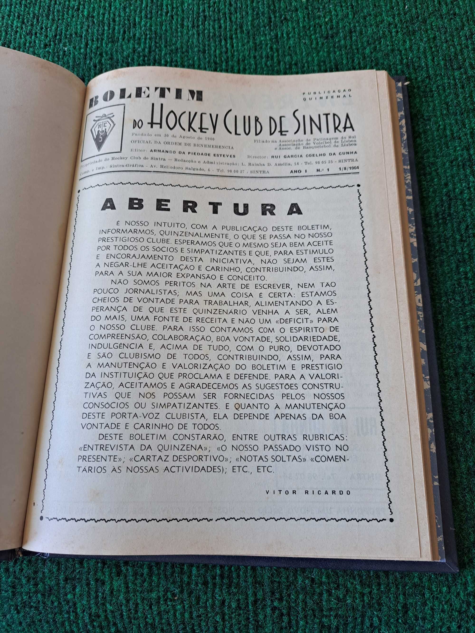 Boletim do Hockey Club de Sintra (primeiros 41 números)