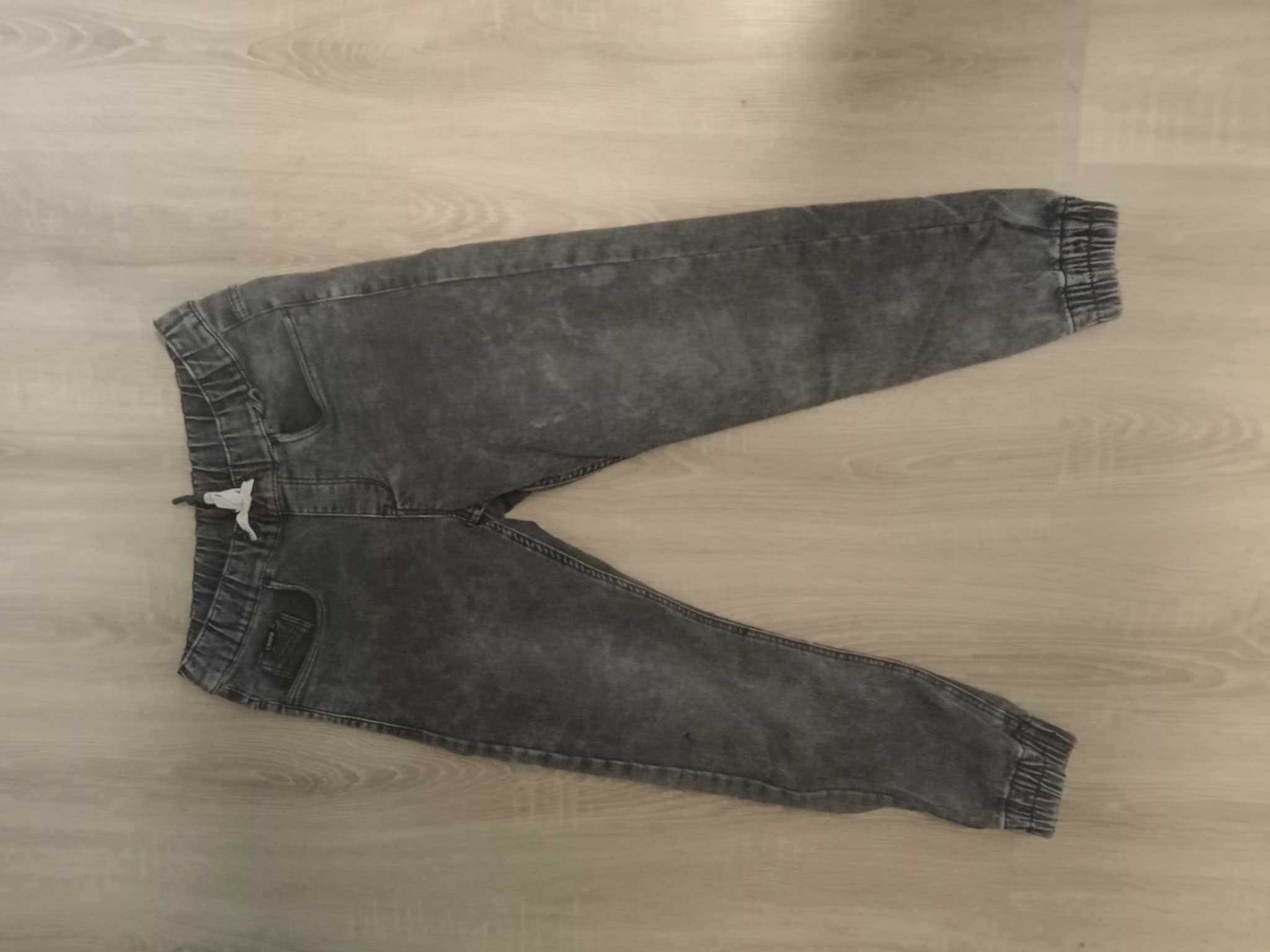 Dżinsy typu jogger z materiału