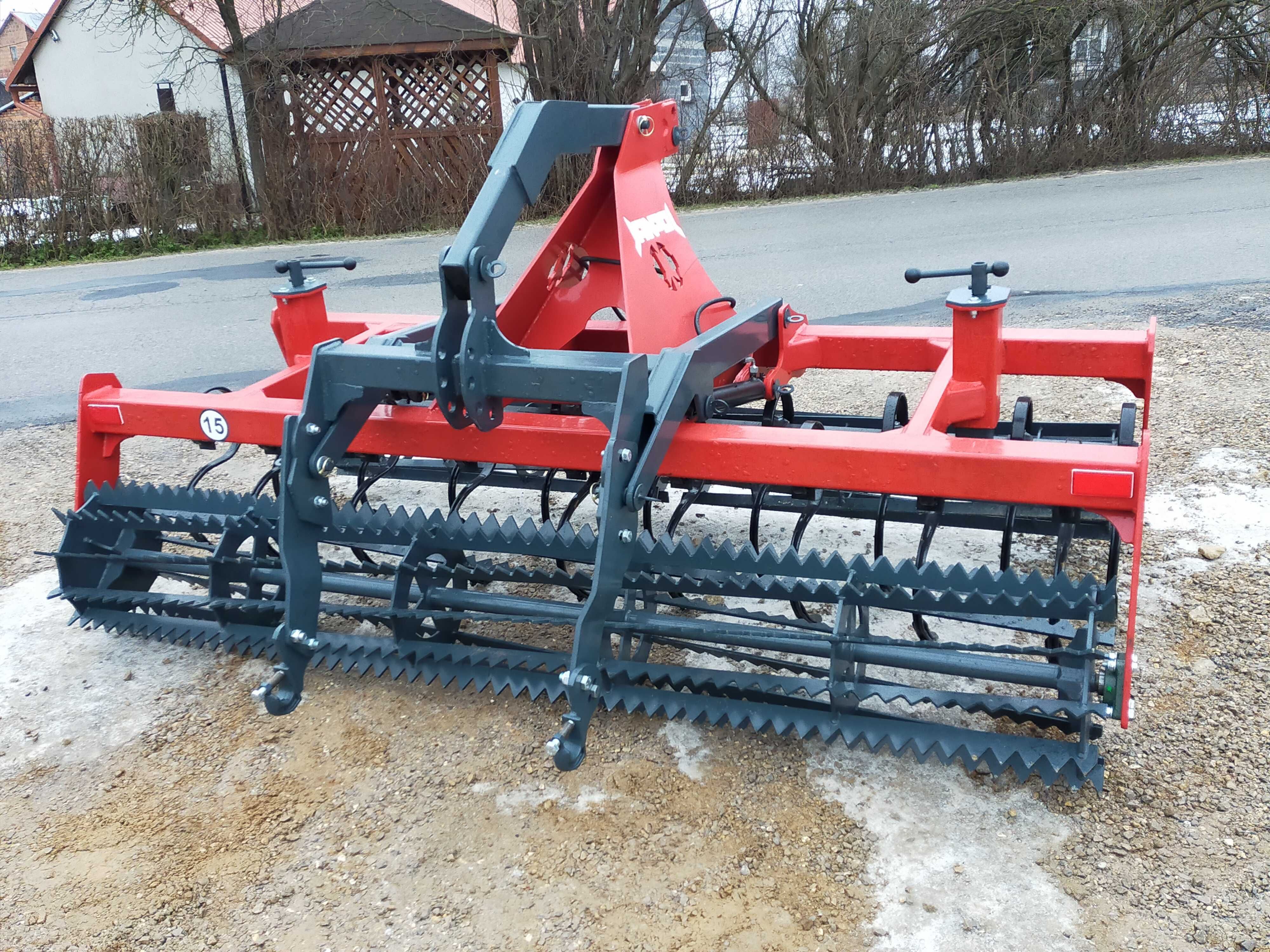JANPOL Agregat uprawowo-siewny 2,5/2,7/3m stopki+łącznik DOSTAWA