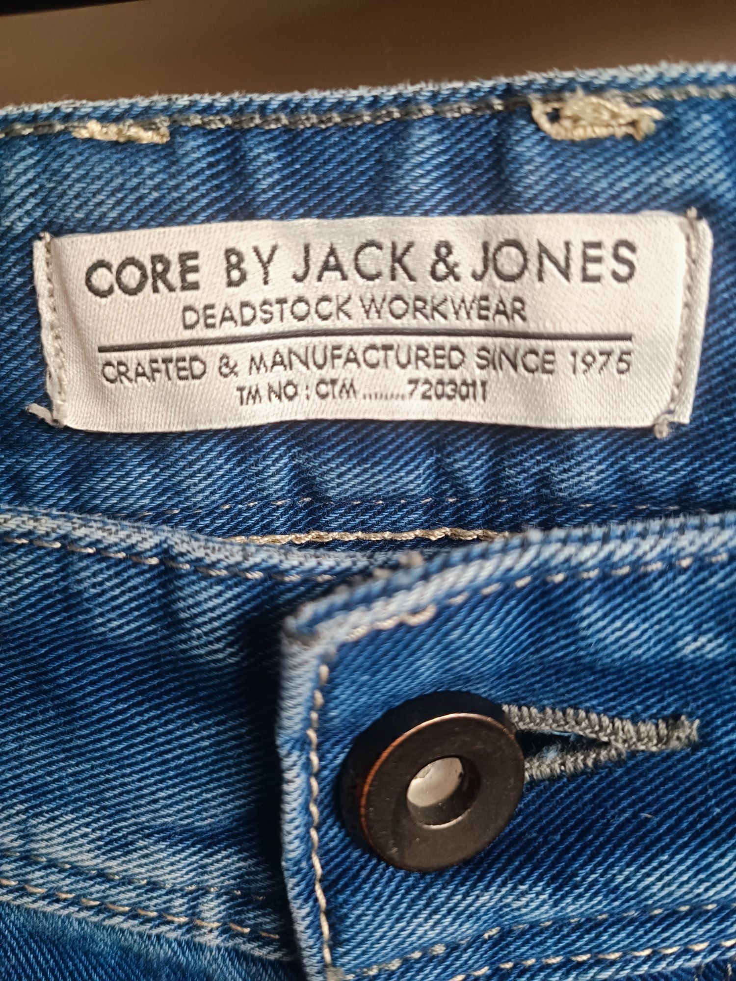 Shorty spodenki męskie jeansowe jack&jones