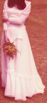 Vestido Noiva Casamento Vintage Anos 70