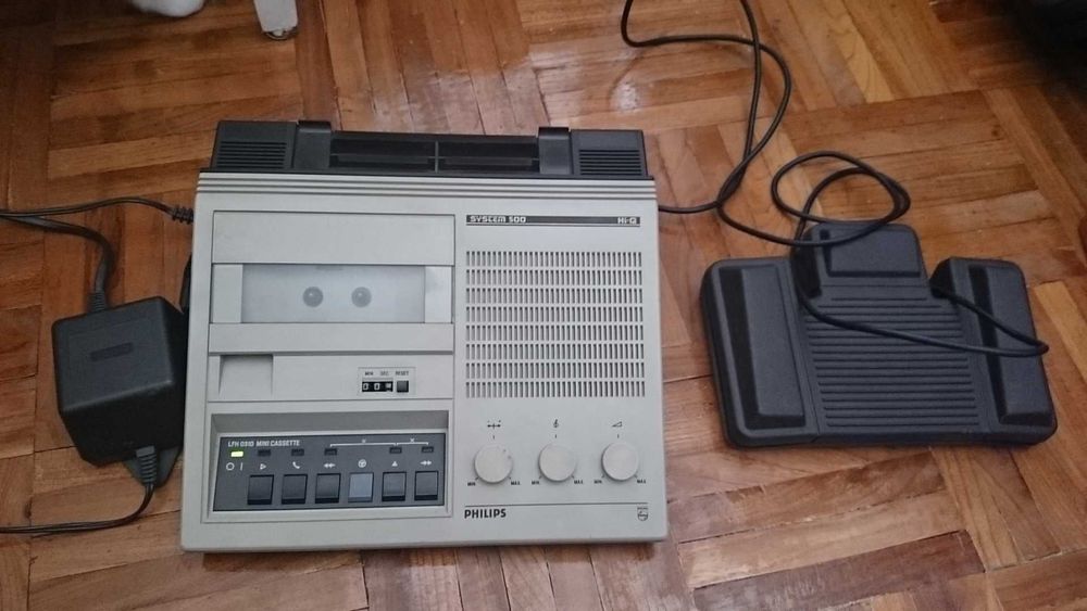 dictafone de mini cassete Philips