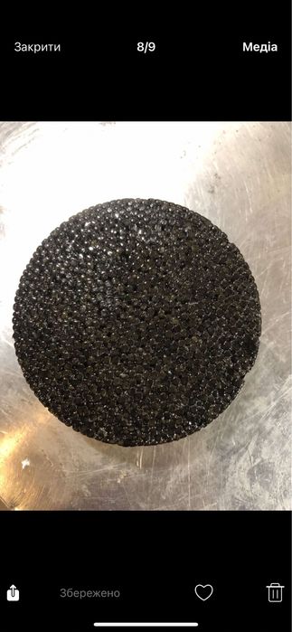 Ікра чорна. 125 грам. Свіжа. Натуральна. Осетр. Оригінал. В наявності.