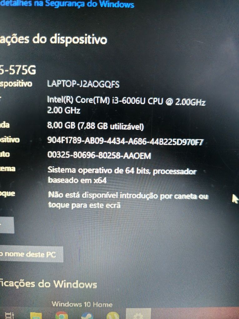 Vendo portátil acer