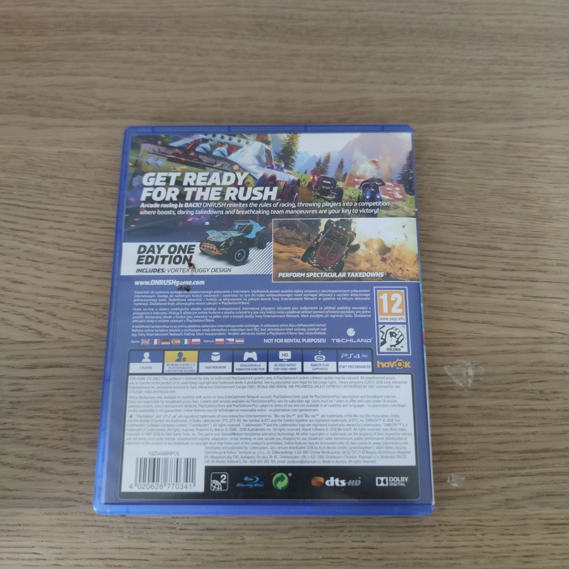 Onrush ps4 PlayStation 4