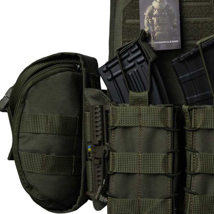 Плитоноска Ares (Warmor) Gen. 2 MAX с набором подсумков. Олива.