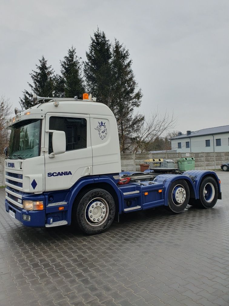 Scania P 114 380 PDE 6x2 pusher manual 50t dmc sprowadzona