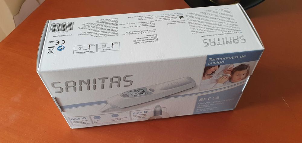 Termómetro Digital de Ouvido Sanitas Novo