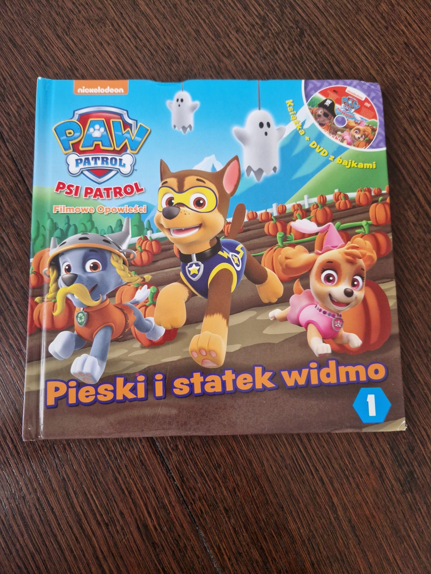 Książka dla dzieci Psi Patrol Pieski i statek widmo