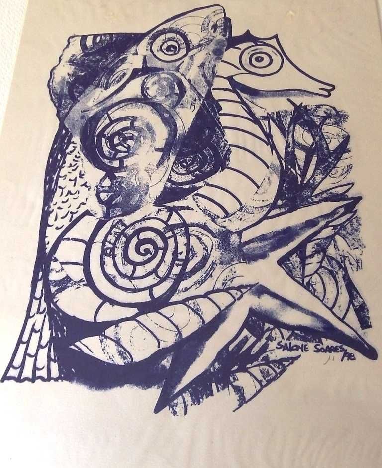 Serigrafia de Salomé Soares