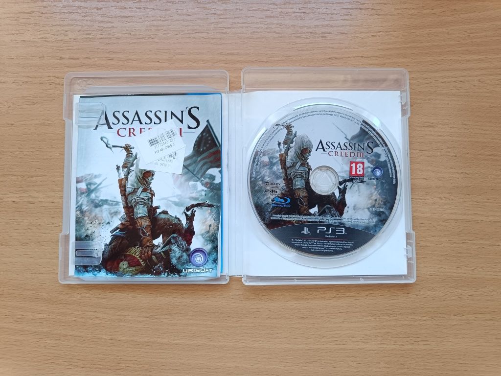 Assassin's Creed 3 na PS3, stan bdb, możliwa wysyłka