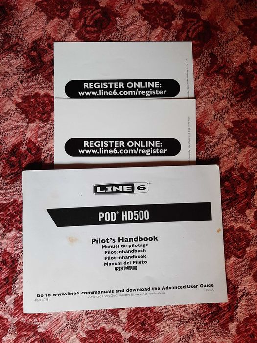 Line 6 POD HD500гітарний муьті- ефект процесор HD моделювання.Як новий