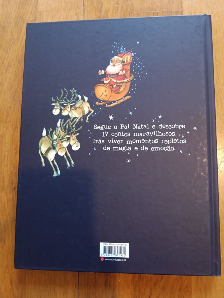Livro ilustrado 17 contos de Natal