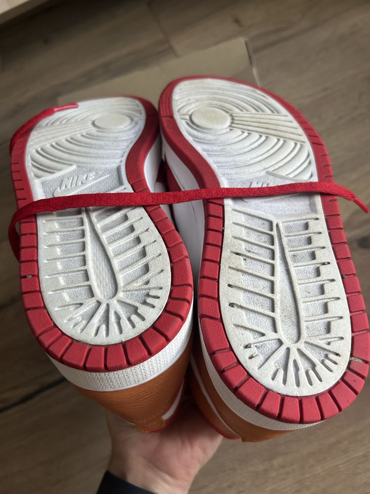 Jordan 1 High Zoom Air CMFT Fire Red Hot Curry 42.5