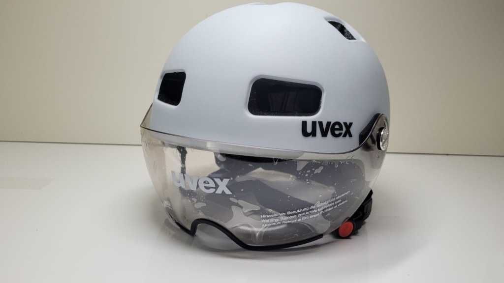 Kask rowerowy Uvex Rush Visor Cloud Matt M 55-58cm
