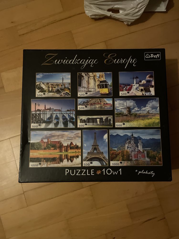 Puzzle “Zwiedzając Europę”
