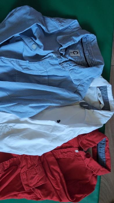 Koszule długi rękaw  dla chlopca 110 HM