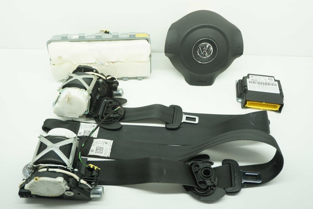 Vw Polo V 6R poduszka powietrzna kierowcy pasażera pasy komplet Airbag