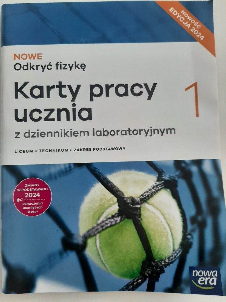 Nowe Odkryć fizykę 1 Karty pracy ucznia wydanie 2024