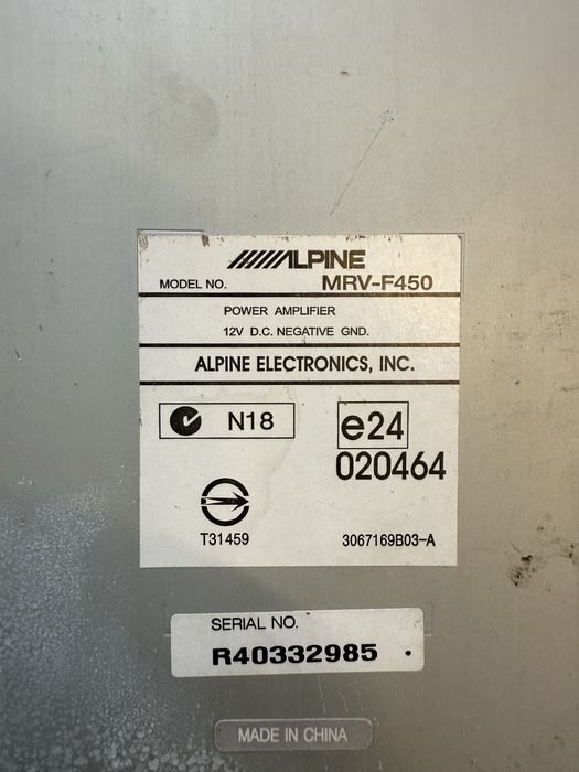 Alpine усилитель 5-канальный