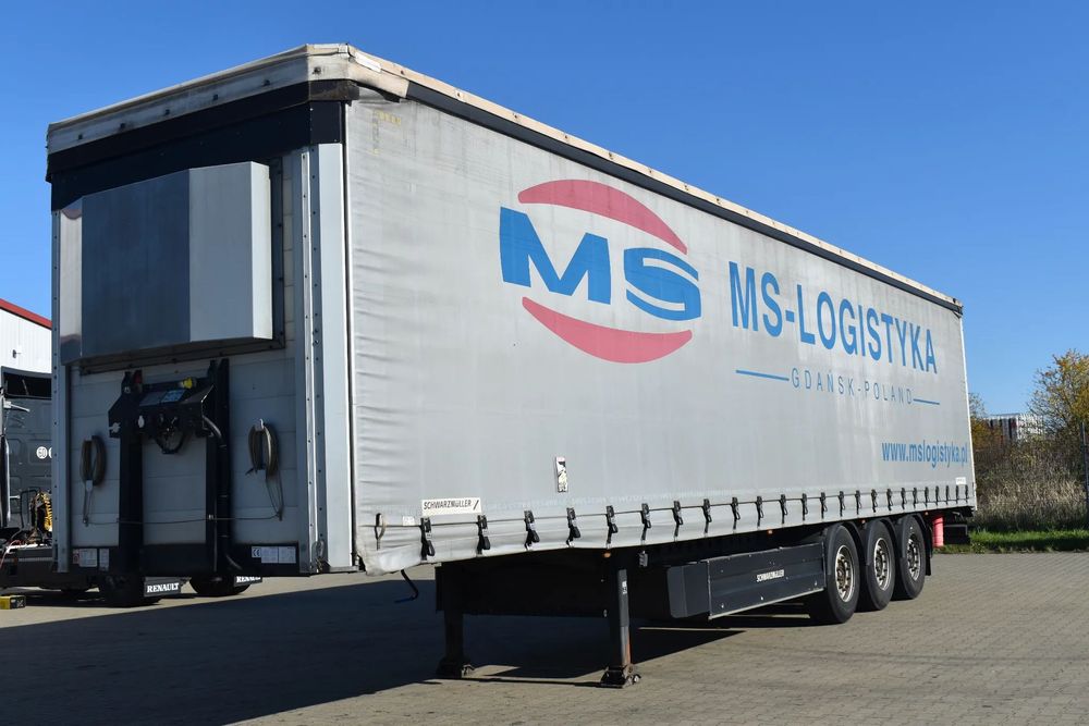 Schwarzmuller J - SERIE  [14529] Plandeka, podpory Jost