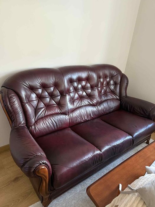 Wypoczynek skórzany skóra