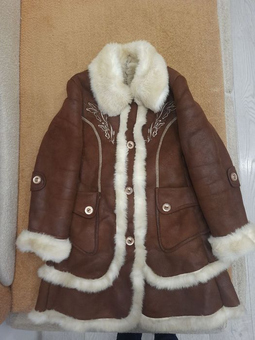 Дублянка (дубленка) дитяча зимова
