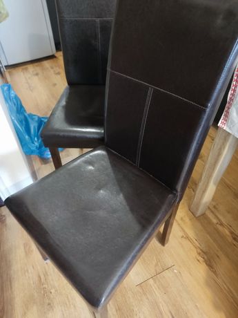 Krzesła tapicerowane stan b.dobry
