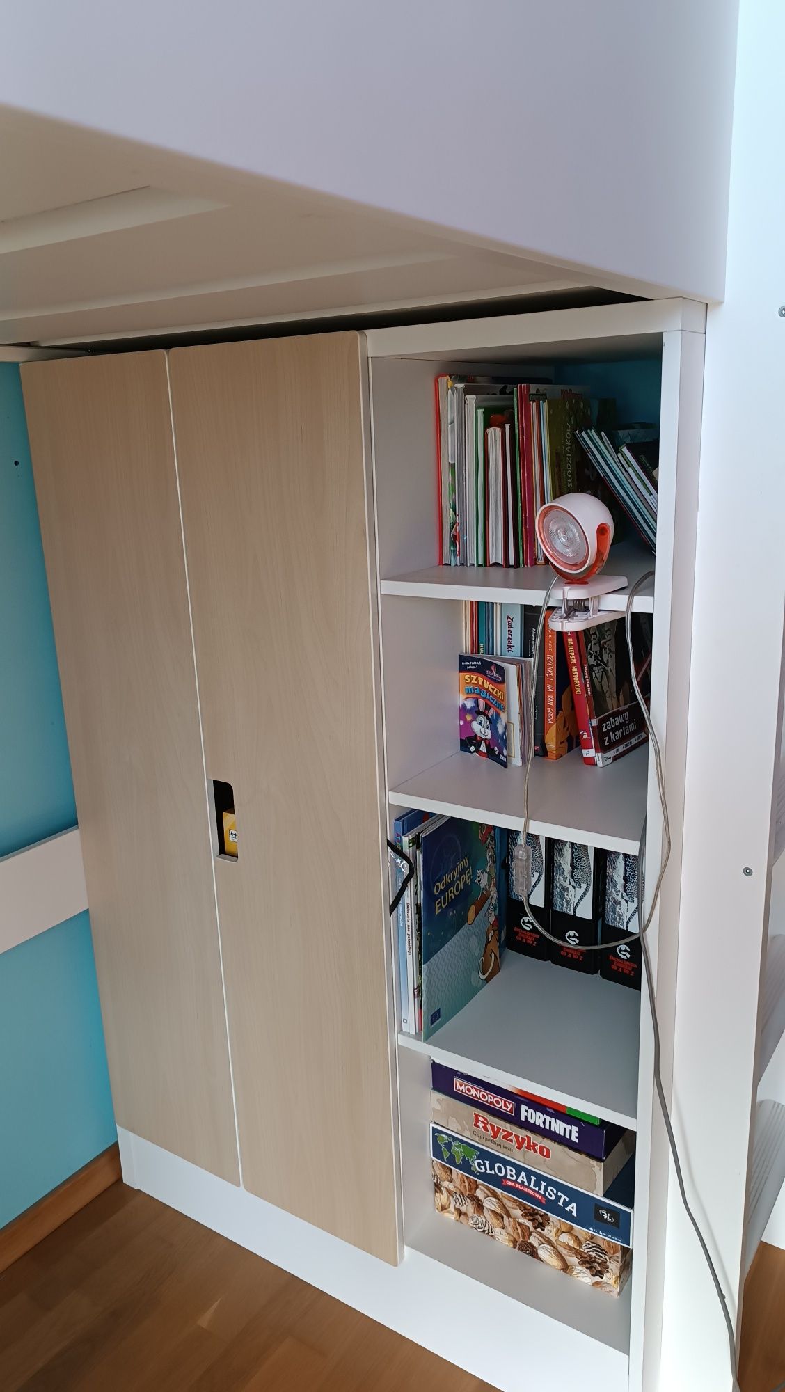 Łóżko piętrowe IKEA białe