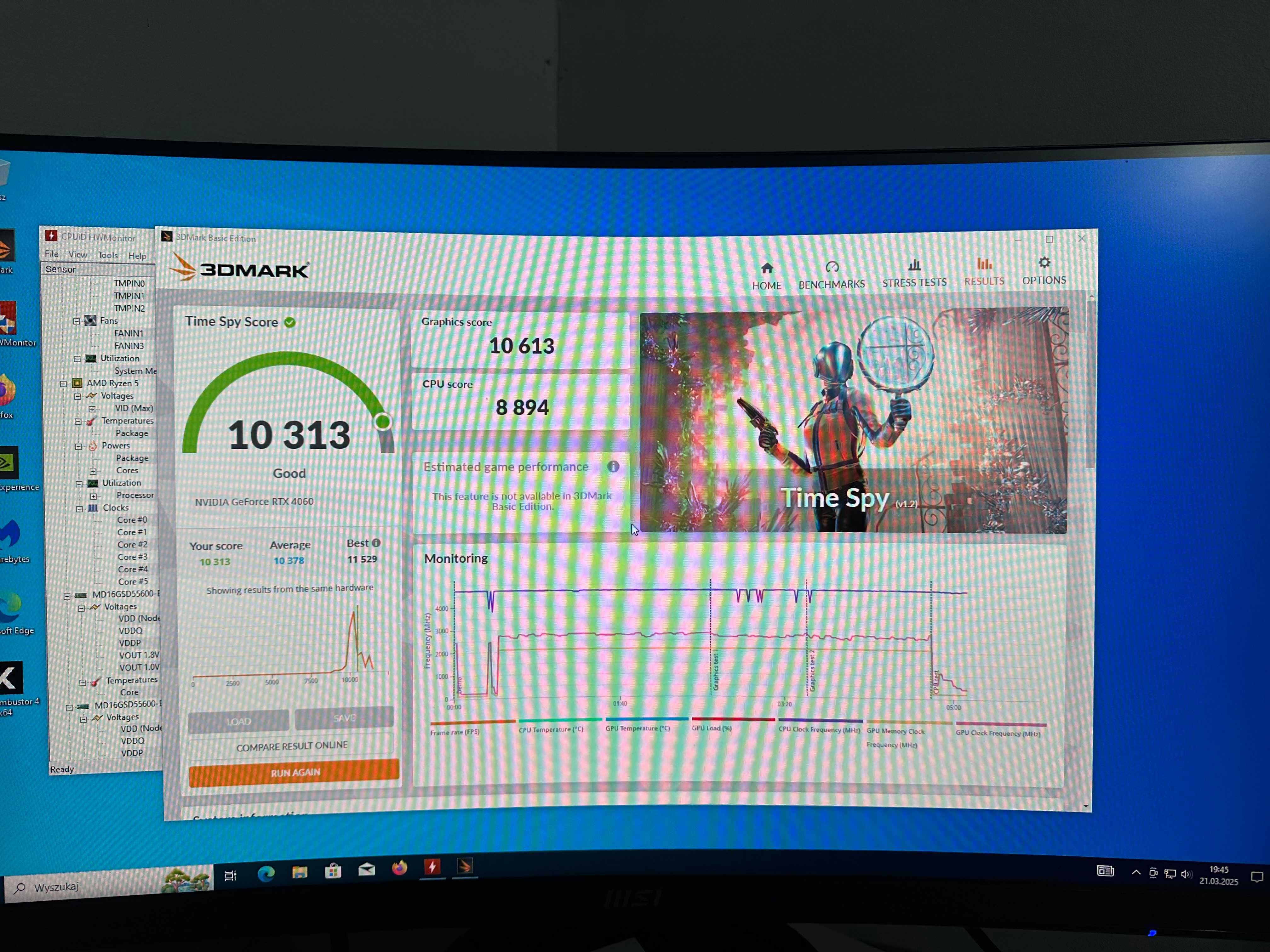Komputer do gier! Ryzen 8400F RTX 5060 32GB 1TB FV23% Gwarancja 24M