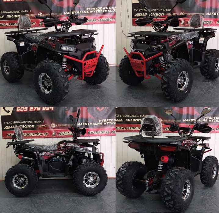Quad Quady GM TURBO PRO 125cc FELGA Aluminiowa NOWOŚĆ 2025r *RATY*