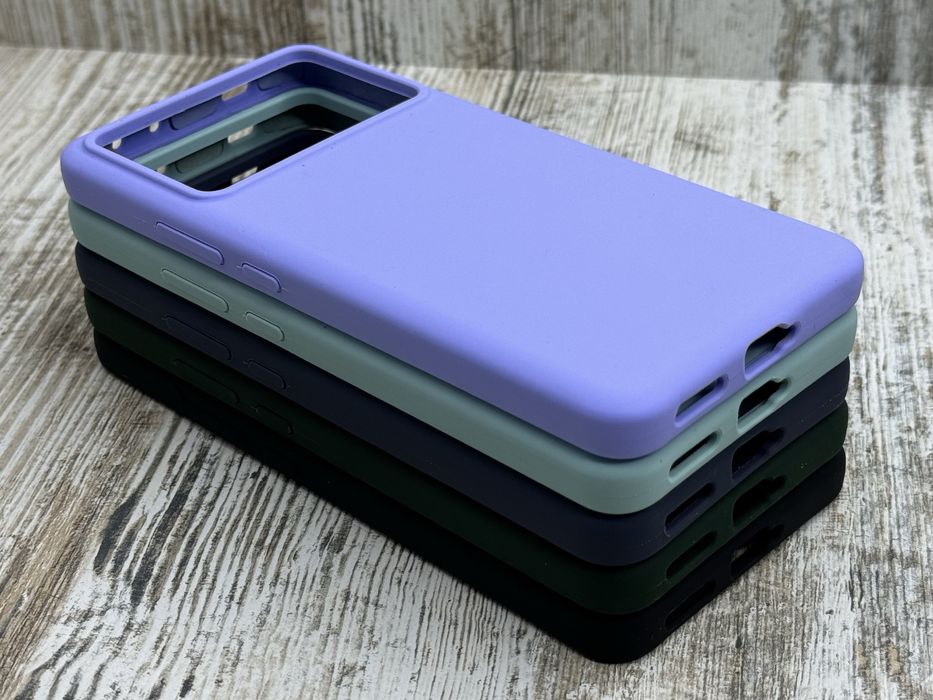 Не пачкаются‼️ Чехол Silicone Case на Xiaomi Poco X6 Pro Чохол