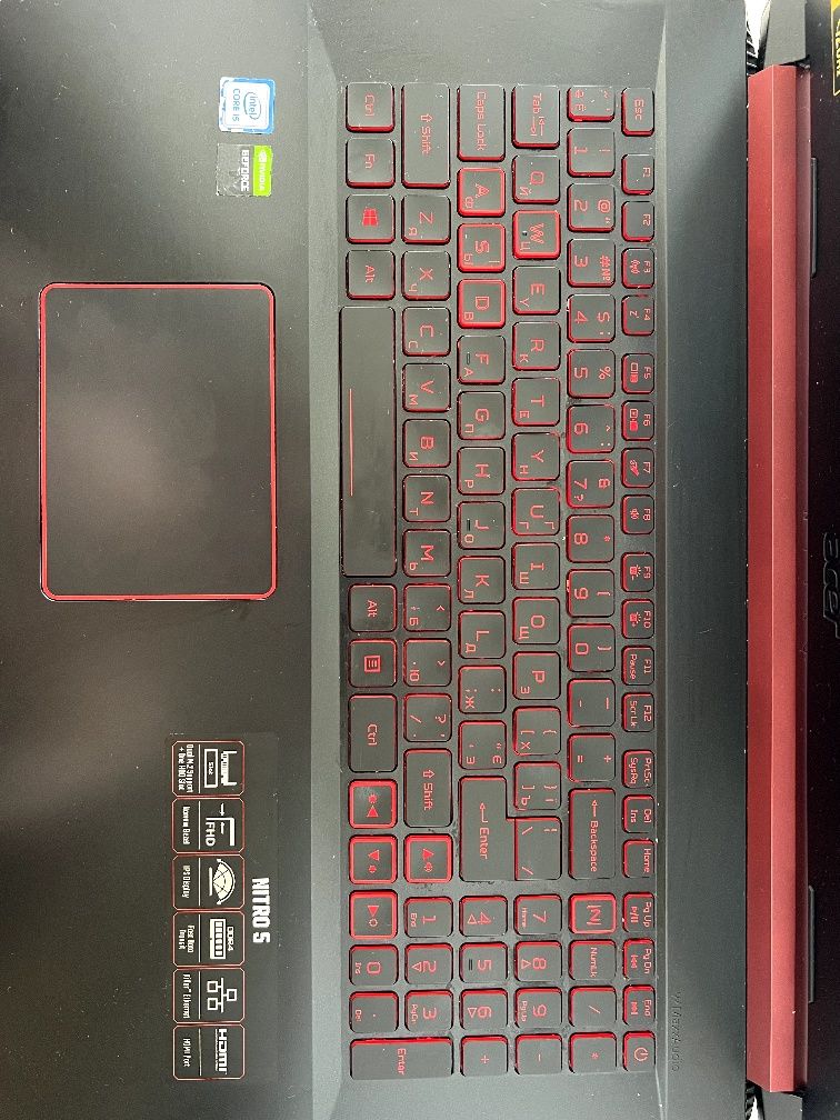 Ноутбук Acer Nitro 5, RTX 2060, 16 озу