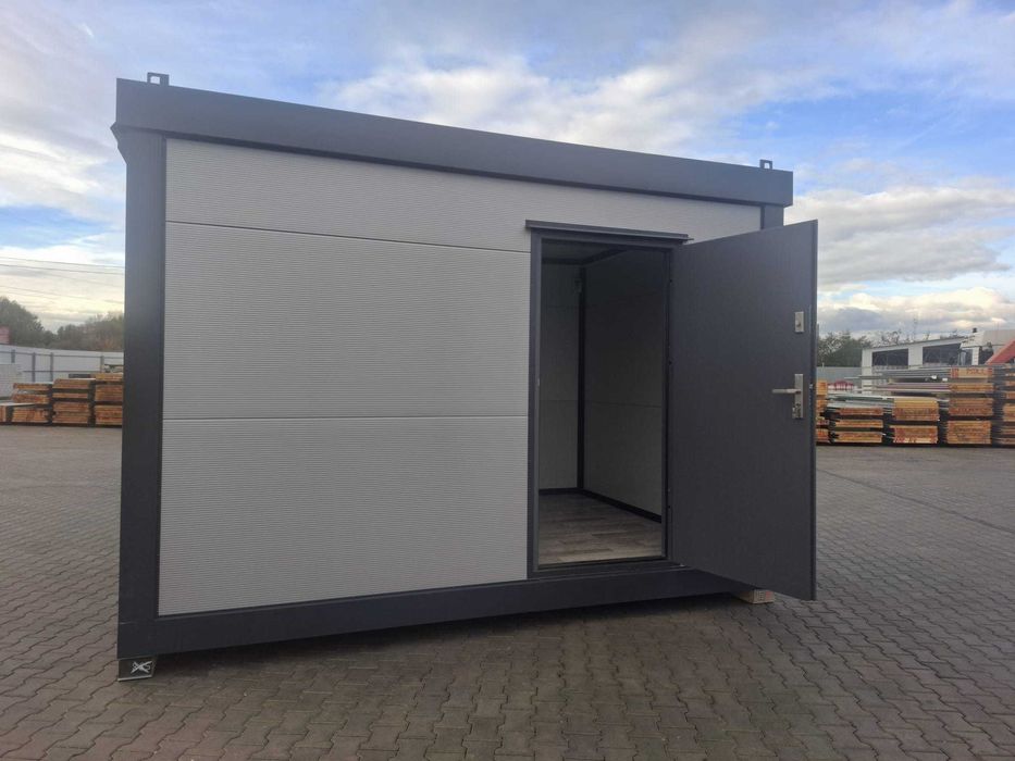 Pawilon mobilny 4x2,90 m Kontener Stróżówka Portiernia Elektryka Domek