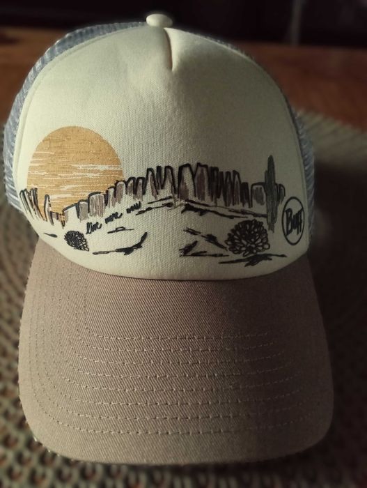 Buff czapka z daszkiem, usztywniana, onesize, jasna