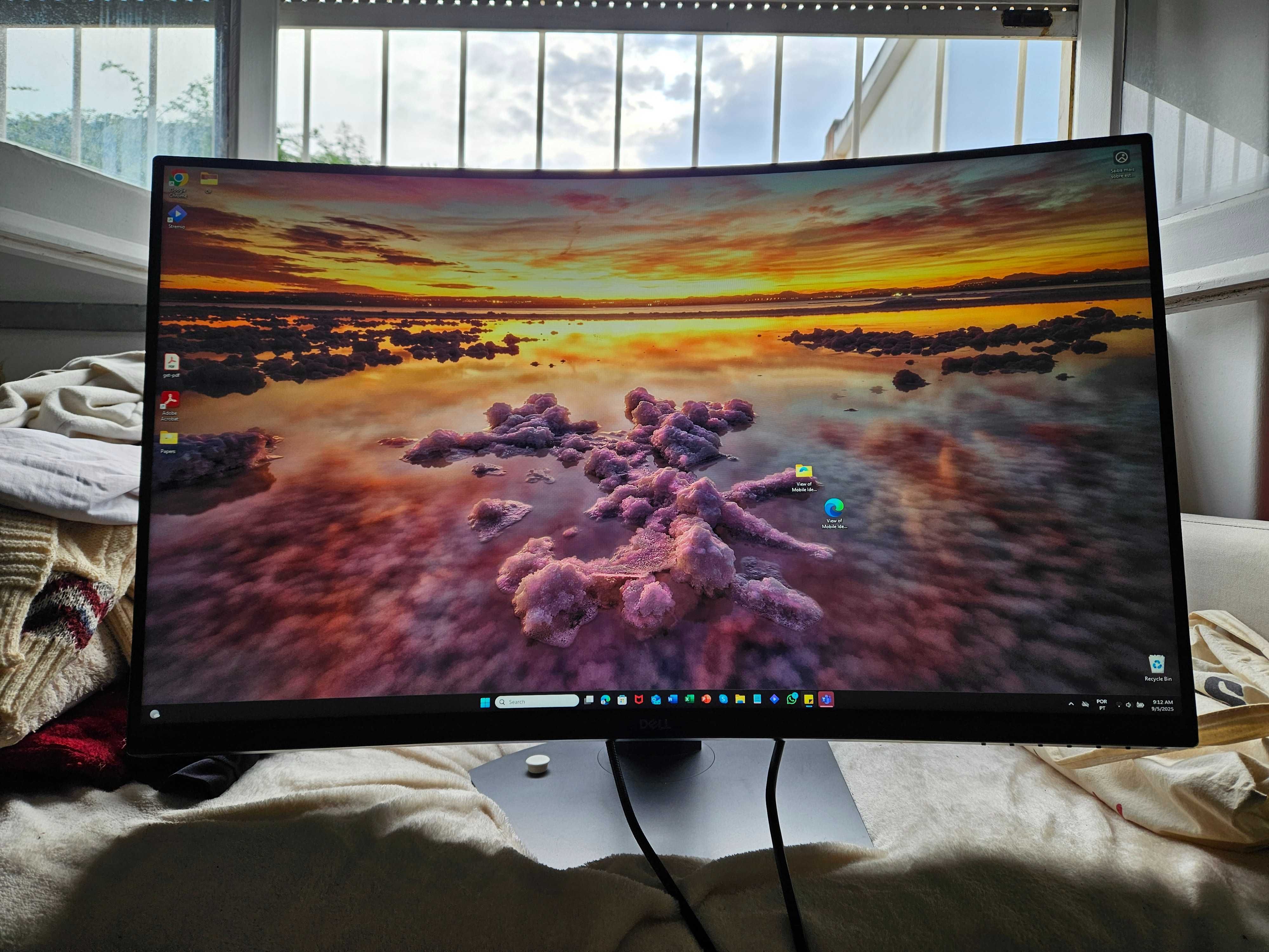 Monitor Dell 32" Curvo QHD 165Hz - Excelente estado