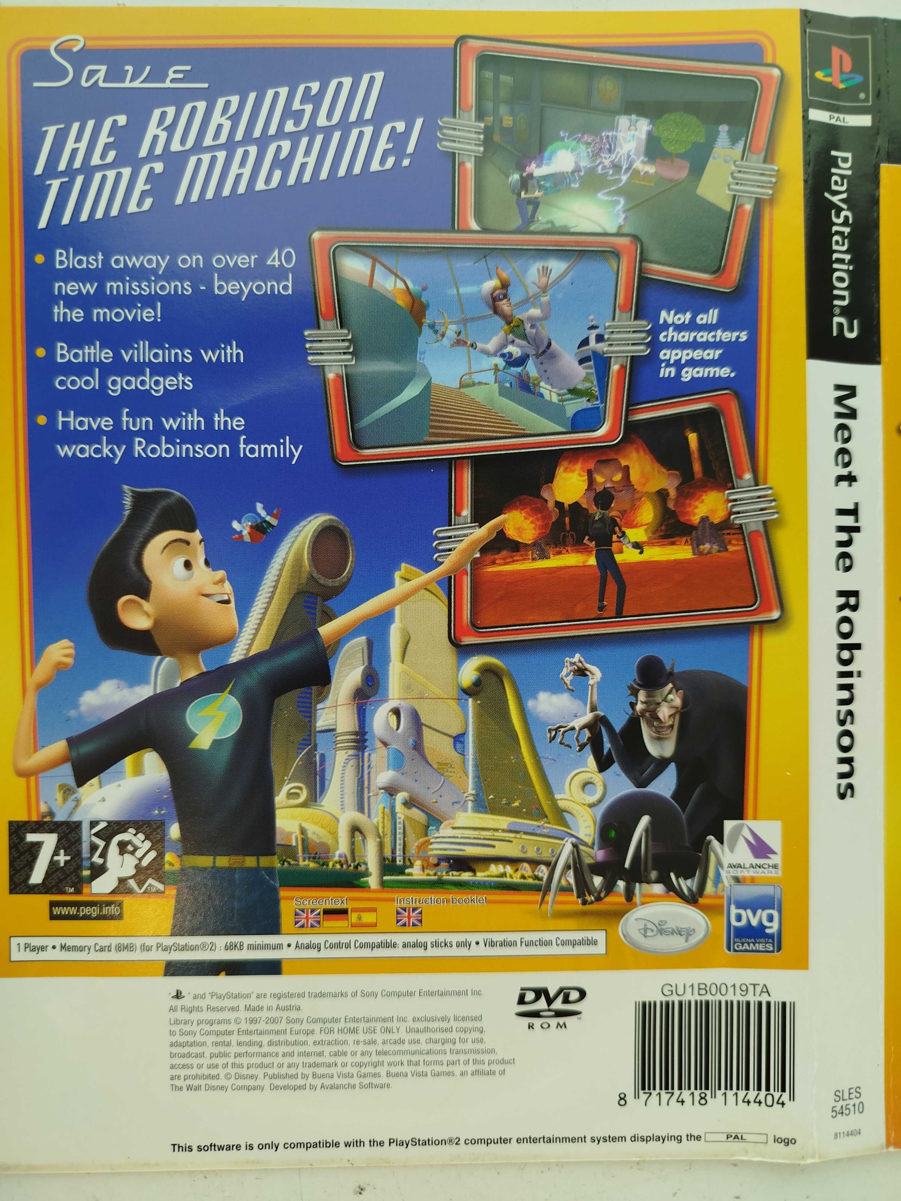 Gra Meet the Robinsons PlayStation 2 play station
